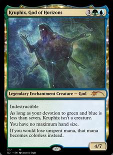 mtg kruphix commander deck Snagged this for my as well You may play the top card of your library if its a land card MTG Magic 100-Karten Commander Deck