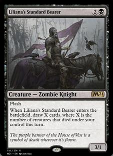Liliana/'s Standard Bearer MTG Core 2021 Showcase NM Card