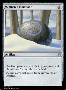 Weathered Runestone, Kaldheim (KHM) – Cardhoarder MTGO